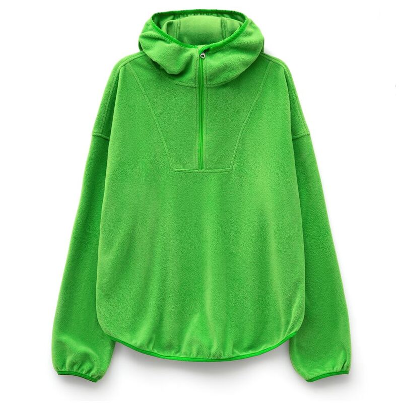 Анорак флисовый унисекс Fliska, зеленое яблоко арт.15671.94