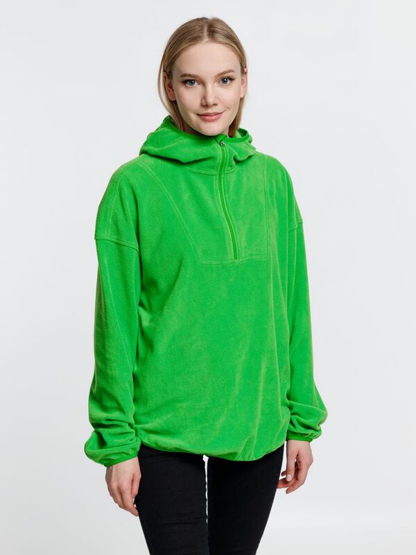 Анорак флисовый унисекс Fliska, зеленое яблоко арт.15671.94