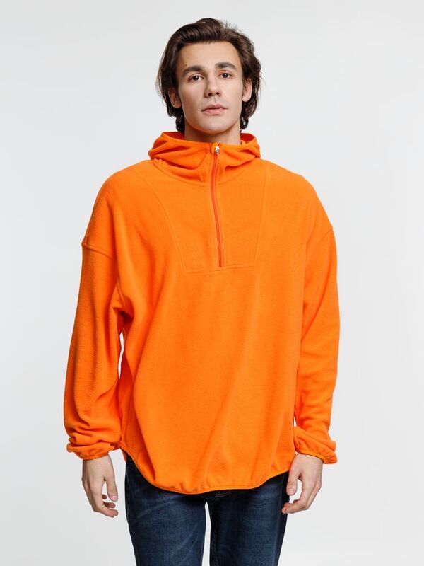 Анорак флисовый унисекс Fliska, оранжевый арт.15671.20