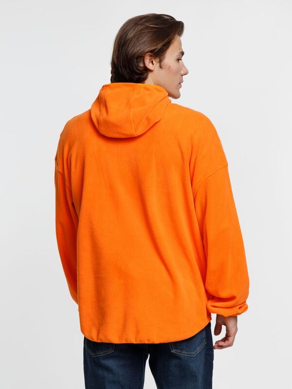 Анорак флисовый унисекс Fliska, оранжевый арт.15671.20