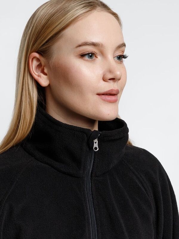 Куртка флисовая унисекс Fliska, черная арт.15672.30