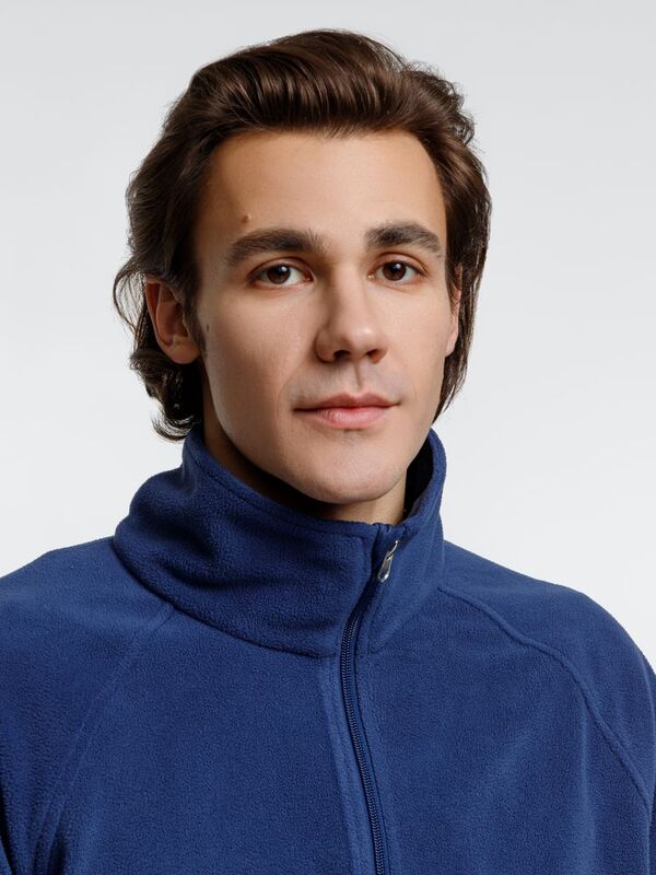 Куртка флисовая унисекс Fliska, темно-синяя арт.15672.40