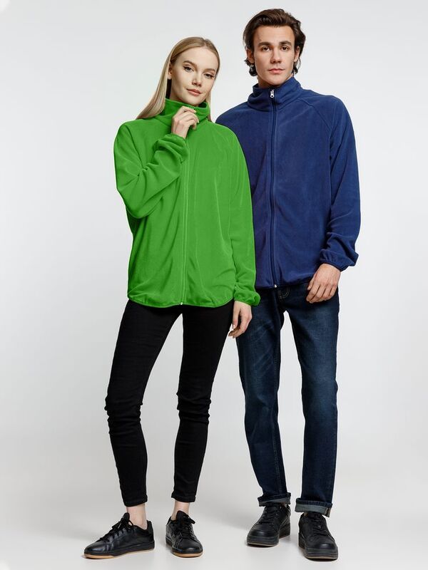 Куртка флисовая унисекс Fliska, зеленое яблоко арт.15672.94