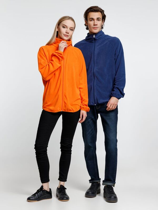 Куртка флисовая унисекс Fliska, оранжевая арт.15672.20