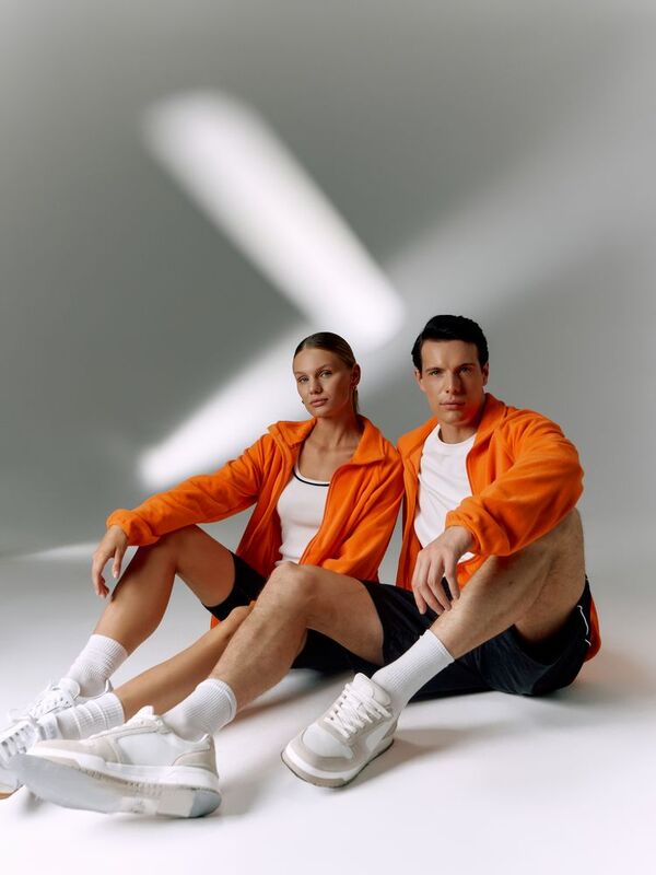 Куртка флисовая унисекс Fliska, оранжевая арт.15672.20