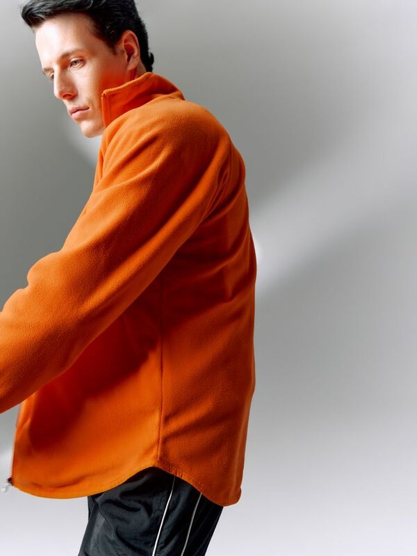 Куртка флисовая унисекс Fliska, оранжевая арт.15672.20