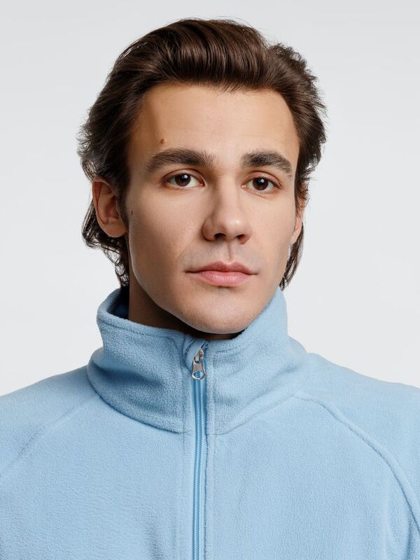 Куртка флисовая унисекс Fliska, голубая арт.15672.14