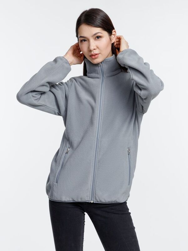 Куртка флисовая унисекс Nesse, серая арт.16772.11