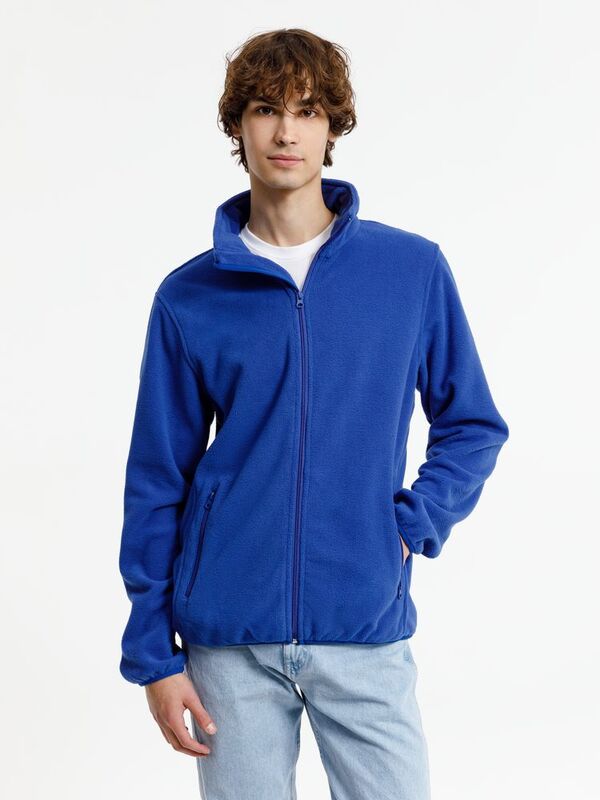 Куртка флисовая унисекс Nesse, синяя арт.16772.40