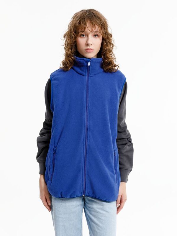 Жилет флисовый унисекс Nesse, синий арт.16773.40