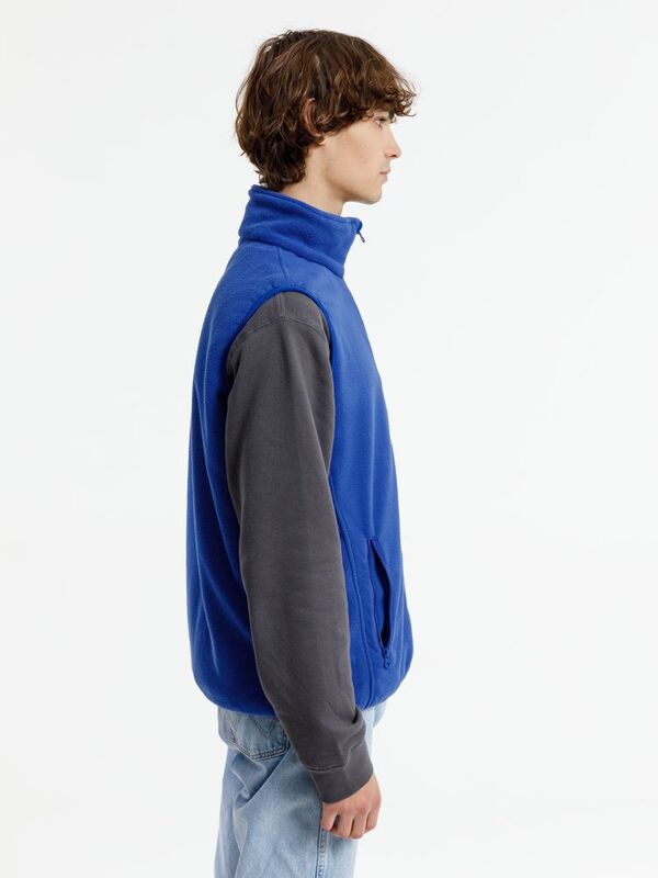 Жилет флисовый унисекс Nesse, синий арт.16773.40