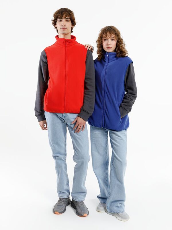 Жилет флисовый унисекс Nesse, синий арт.16773.40