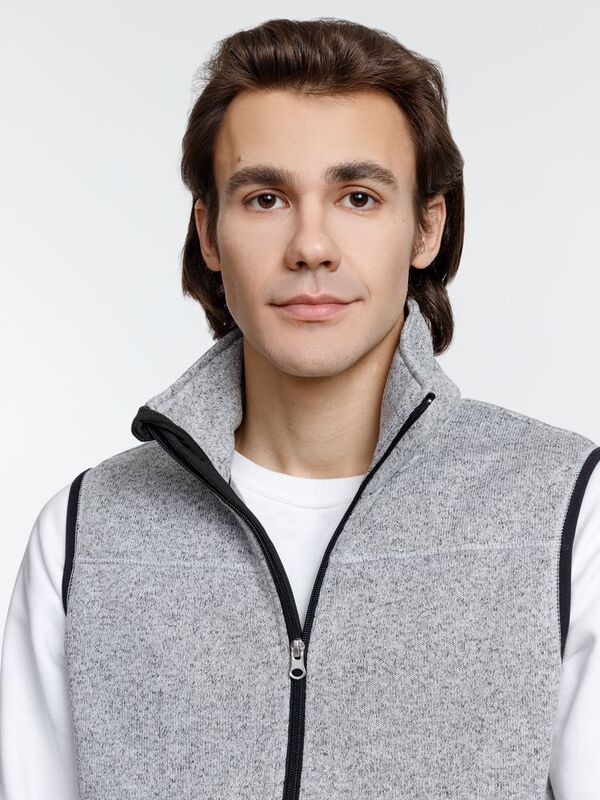 Жилет унисекс Gotland, серый арт.16255.11