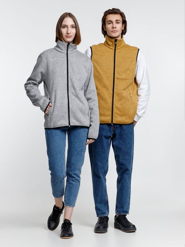 Жилет унисекс Gotland, горчичный арт.16255.81