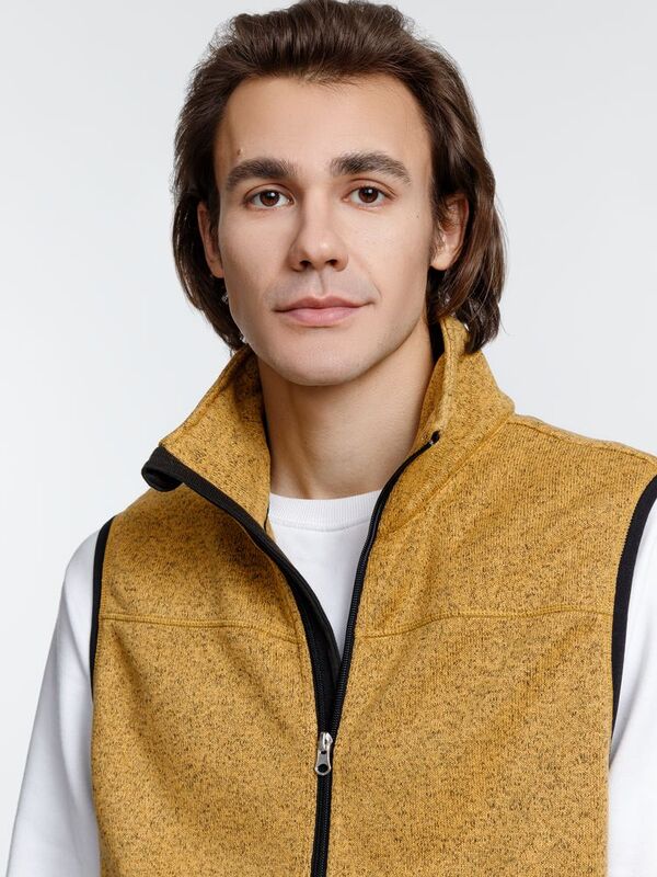Жилет унисекс Gotland, горчичный арт.16255.81