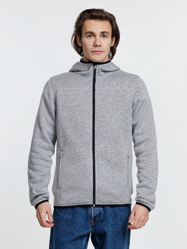 Куртка с капюшоном унисекс Gotland, серая арт.16256.11