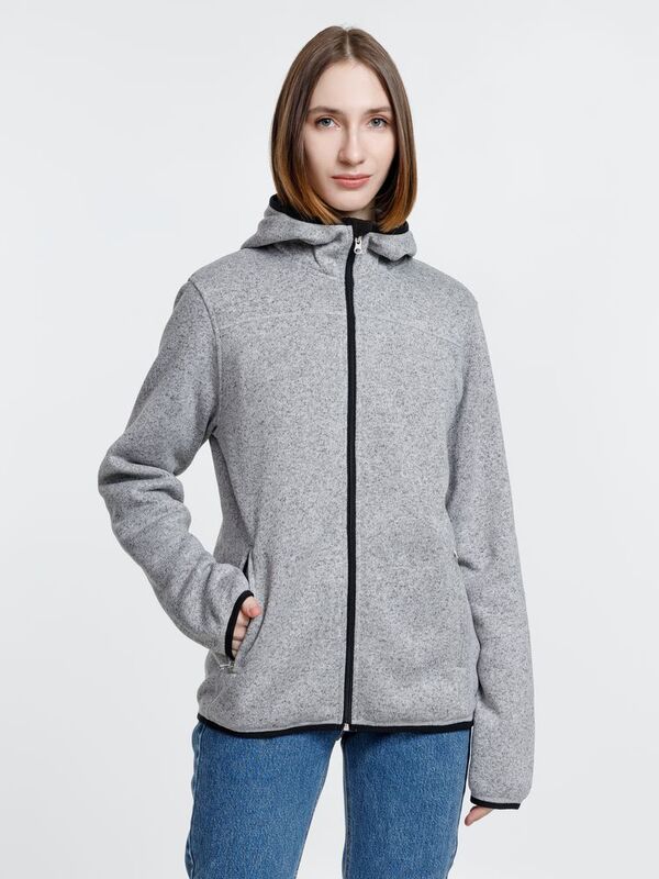 Куртка с капюшоном унисекс Gotland, серая арт.16256.11
