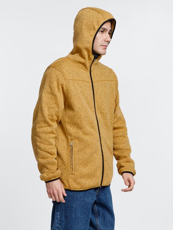 Куртка с капюшоном унисекс Gotland, горчичная арт.16256.81