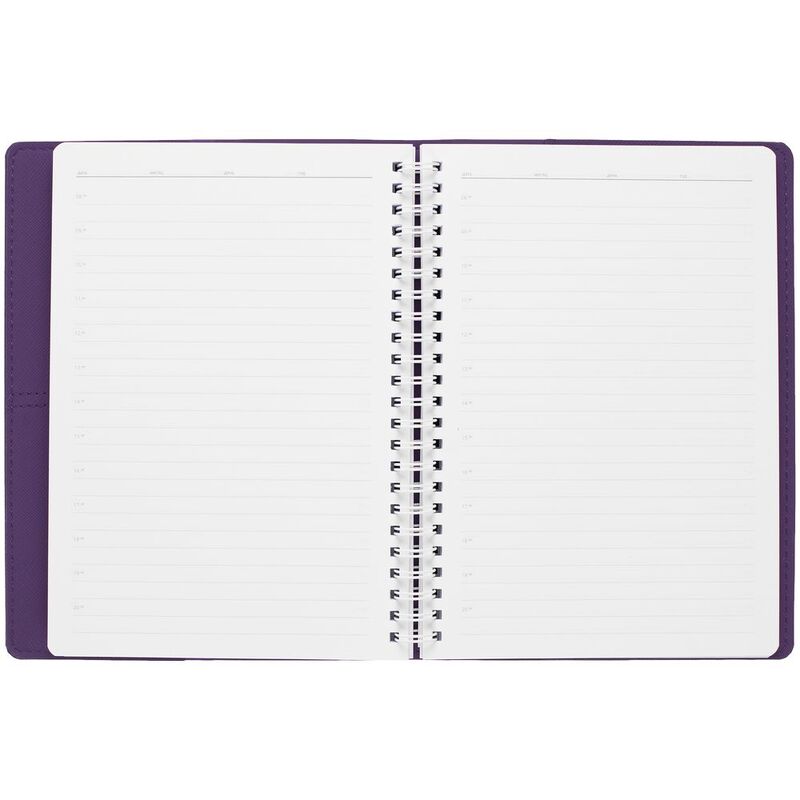 Ежедневник Spring Touch, недатированный, фиолетовый арт.25215.77