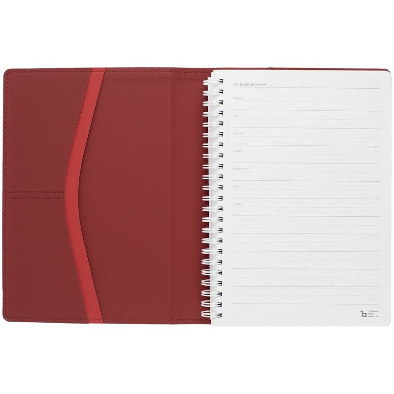 Ежедневник Spring Touch, недатированный, красный арт.25215.55