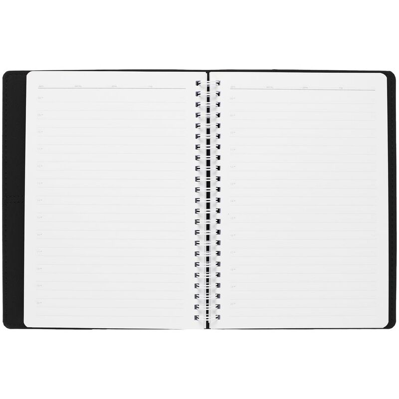 Ежедневник Spring Touch, недатированный, черный арт.25215.38