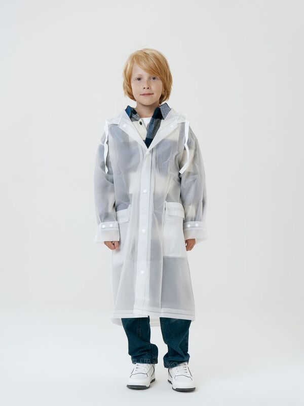 Дождевик детский RainDrop Kids, белый арт.26754.60