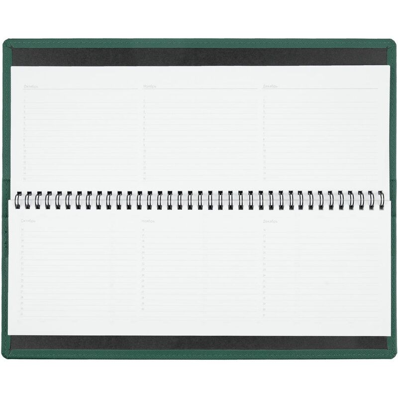 Планинг Grade на заказ, недатированный, зеленый арт.17332.90