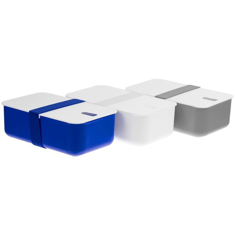 Ланчбокс Lunch Hour, белый с серым арт.17719.10