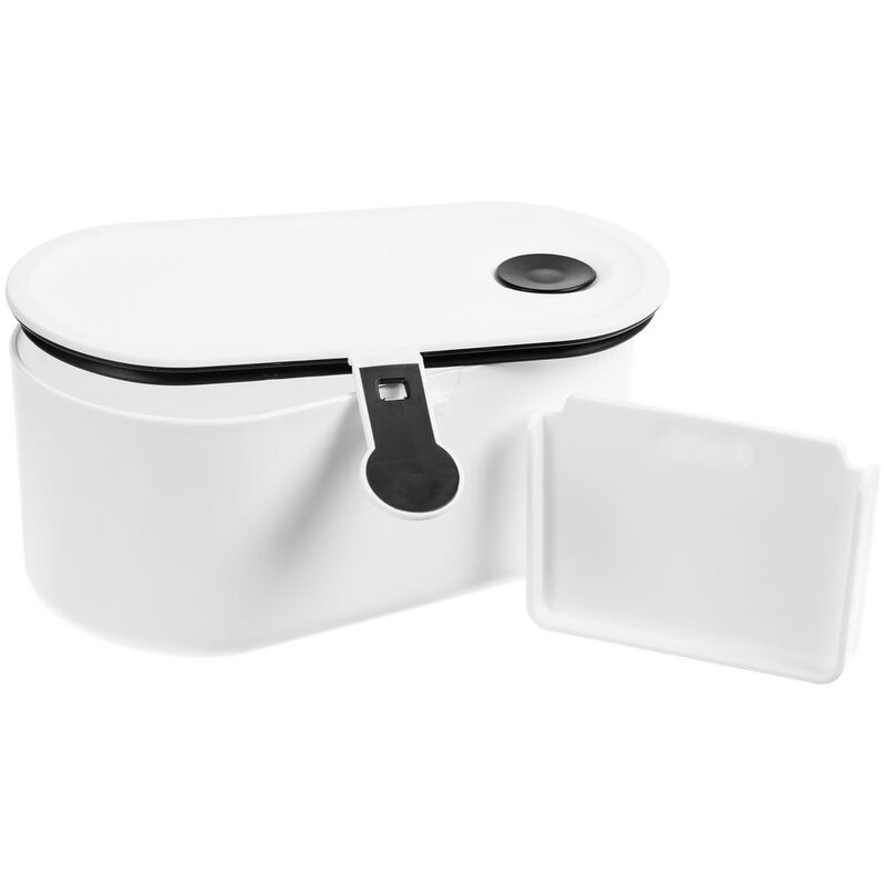 Ланчбокс Lunch Break, белый с черным арт.17720.63