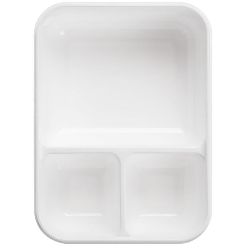 Ланчбокс Cibus с аккумулятором холода, белый с черным арт.17721.63