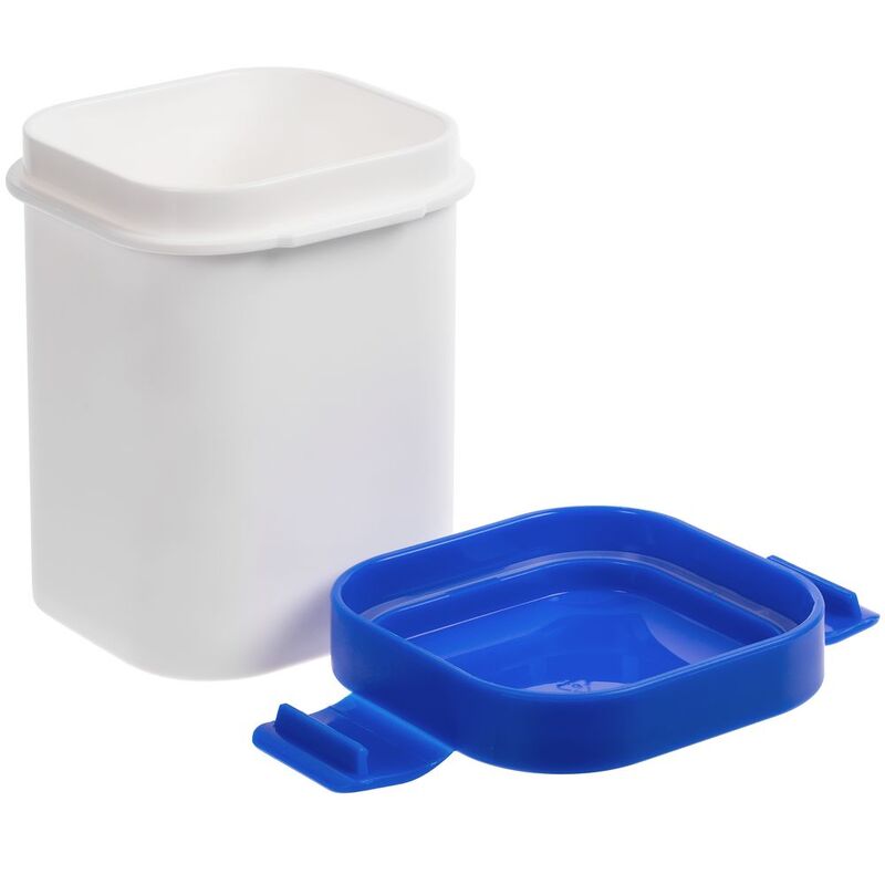 Ланчбокс для снеков Lunch Crunch, белый с синим арт.17724.64