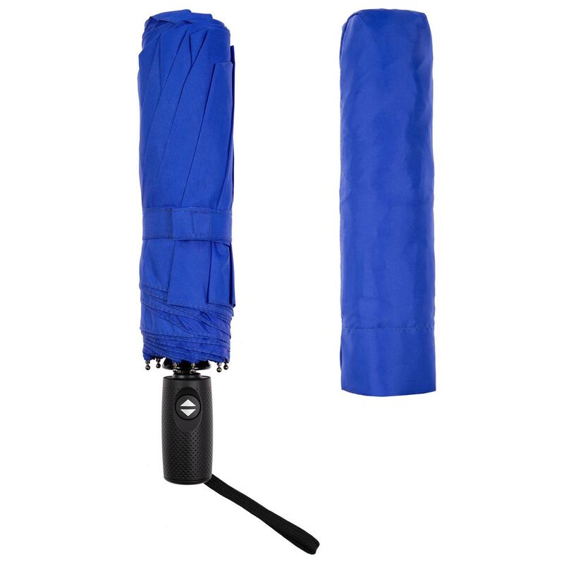 Складной зонт Dome Double с двойным куполом, синий арт.17193.44