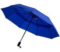 Складной зонт Dome Double с двойным куполом, синий арт.17193.44