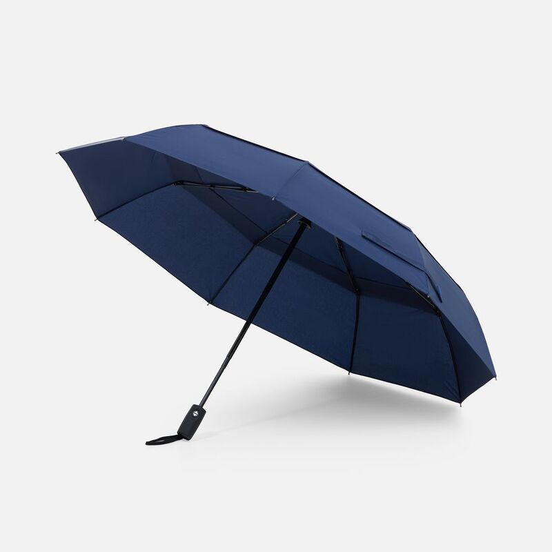 Складной зонт Dome Double с двойным куполом, темно-синий арт.17193.40