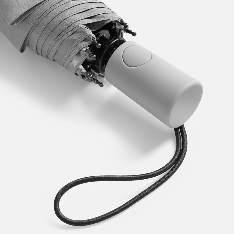 Зонт складной Hard Work с проявляющимся рисунком, серый арт.17195.11