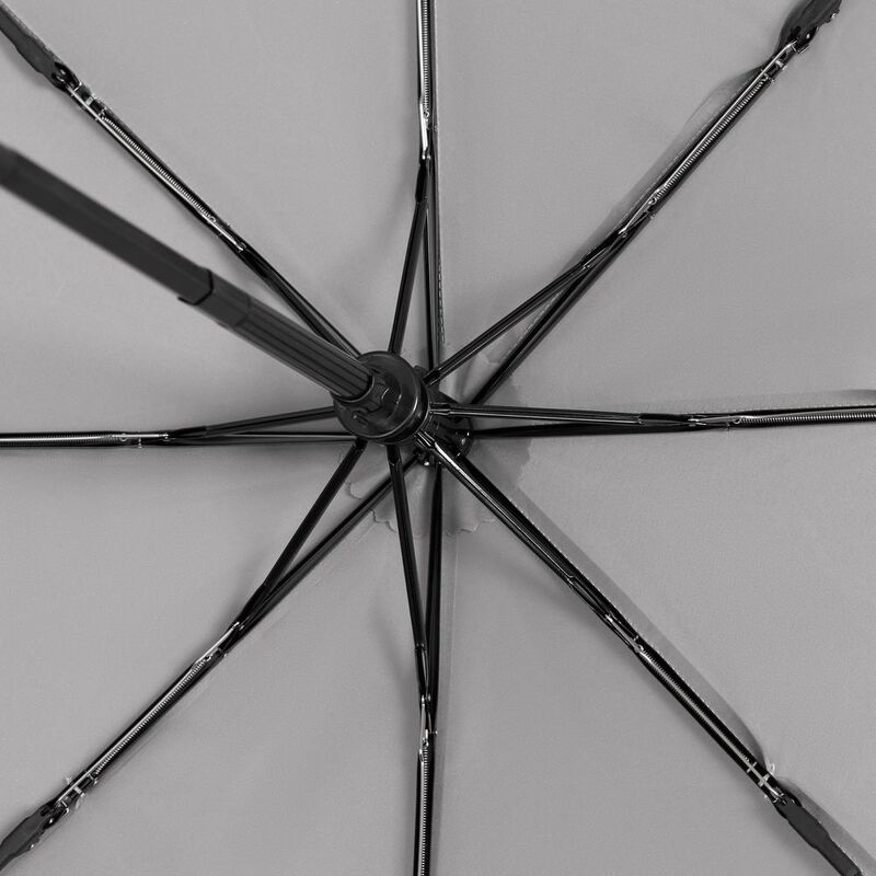 Зонт складной Hard Work с проявляющимся рисунком, серый арт.17195.11