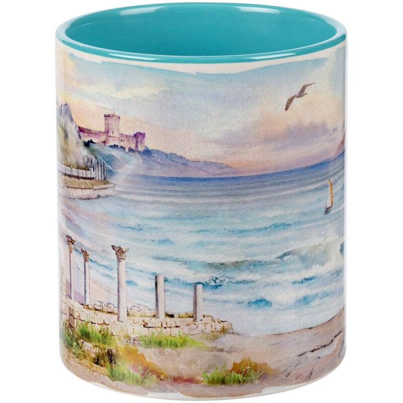 Кружка Promo Plus для сублимационной печати, бирюзовая арт.6579.49