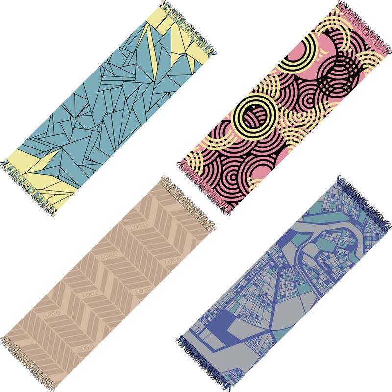 Палантин с бахромой на заказ Rinn Fint, акрил арт.18239.01