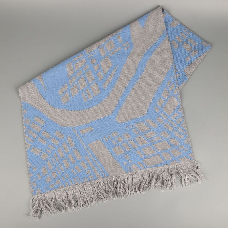 Палантин с бахромой на заказ Rinn Fint, полушерсть арт.18239.02