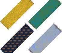 Палантин с бахромой на заказ Rinn Fint, полушерсть арт.18239.02