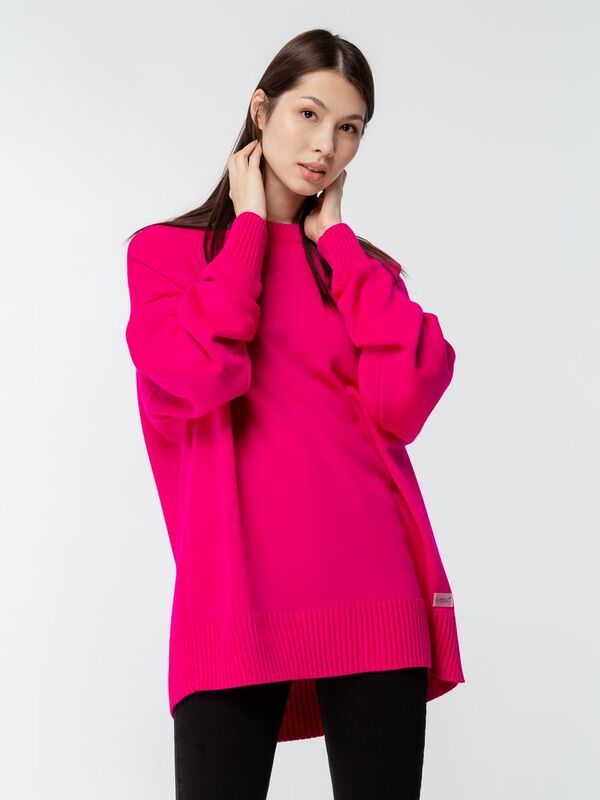 Джемпер оверсайз унисекс Stated в сумке, розовый арт.16760.15