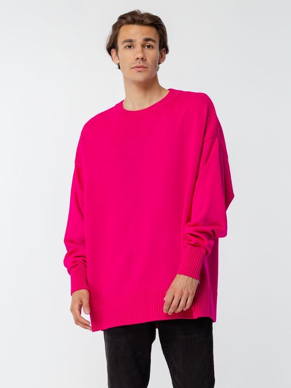 Джемпер оверсайз унисекс Stated в сумке, розовый арт.16760.15