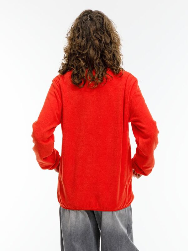 Куртка флисовая унисекс Nesse, красная арт.16772.50