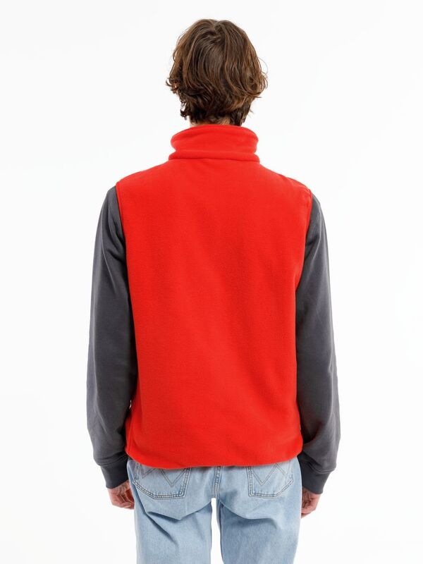 Жилет флисовый унисекс Nesse, красный арт.16773.50
