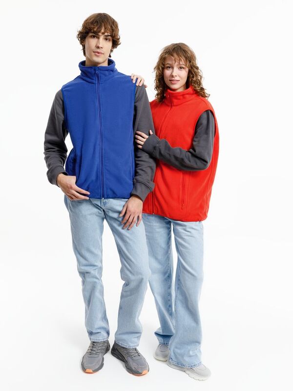 Жилет флисовый унисекс Nesse, красный арт.16773.50