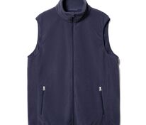 Жилет флисовый унисекс Nesse, темно-синий арт.16773.44