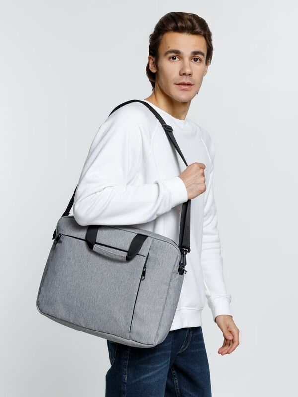 Сумка для ноутбука Oneworld, серая арт.15725.10