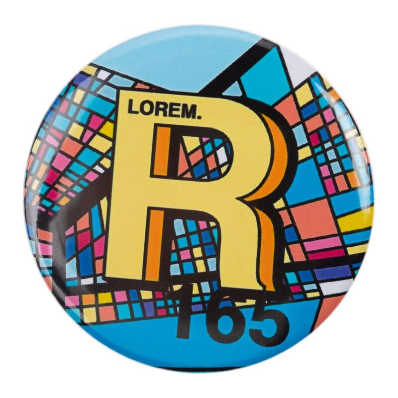 Значок закатной Pinback Print, L арт.15993.03