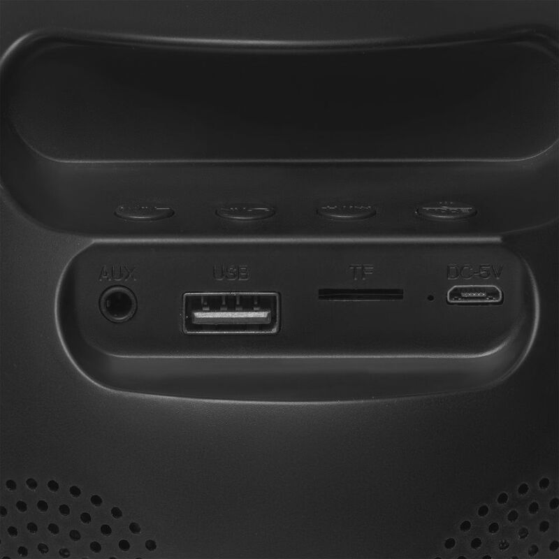 Лампа-колонка со световым будильником dreamTime, ver.2, черная арт.15729.30