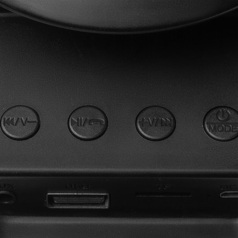 Лампа-колонка со световым будильником dreamTime, ver.2, черная арт.15729.30